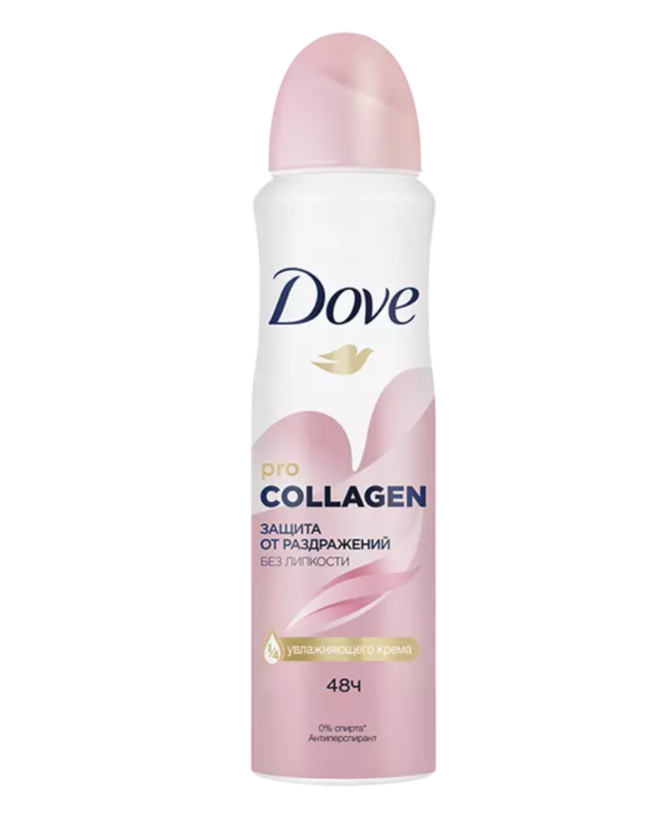 фото упаковки Dove Дезодорант-антиперспирант спрей Pro-collagen