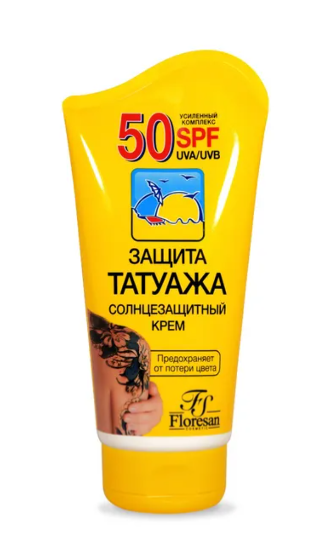 фото упаковки Floresan Солнцезащитный крем Защита Татуажа SPF50