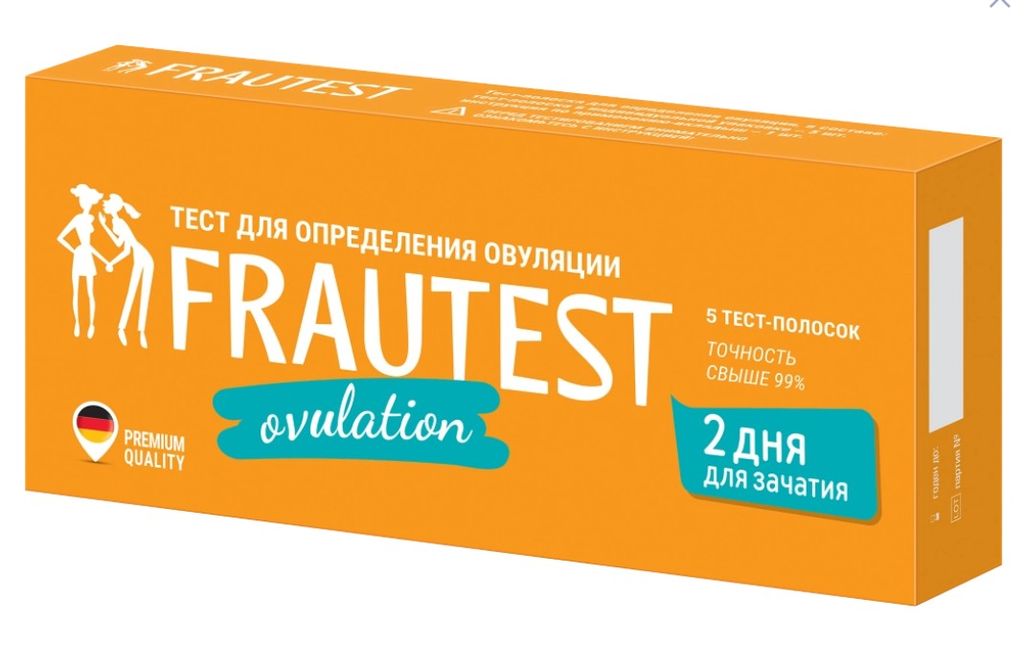 фото упаковки Frautest Тест для определения овуляции