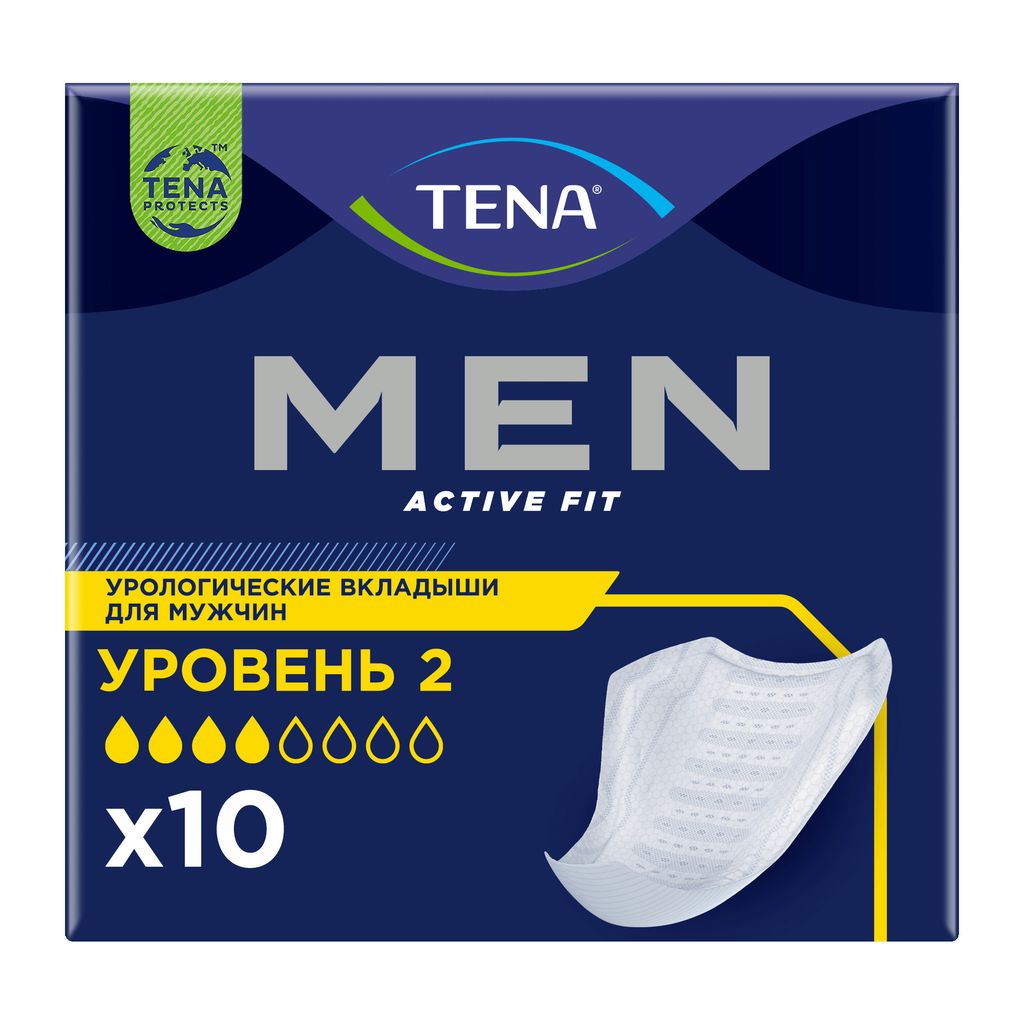 фото упаковки Tena Men вкладыши урологические уровень 2