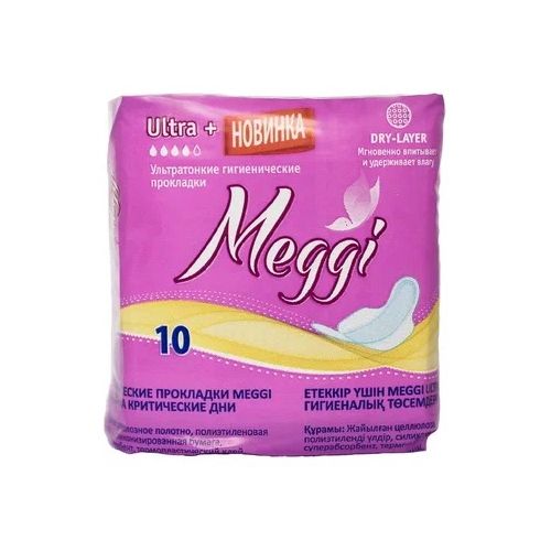 фото упаковки Meggi Ultra + Прокладки гигиенические