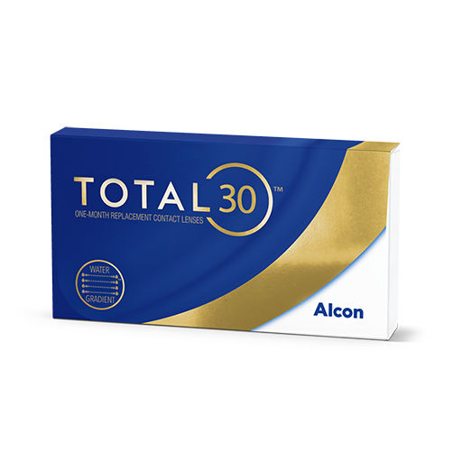 Alcon Total 30 Линзы контактные ежемесячной замены, -0.75, 8.4, 3 шт.