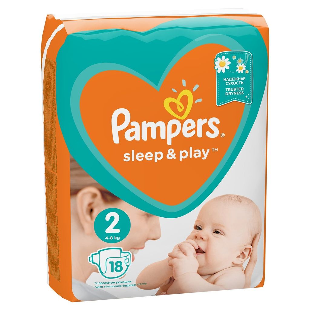 фото упаковки Pampers Sleep&Play Подгузники детские