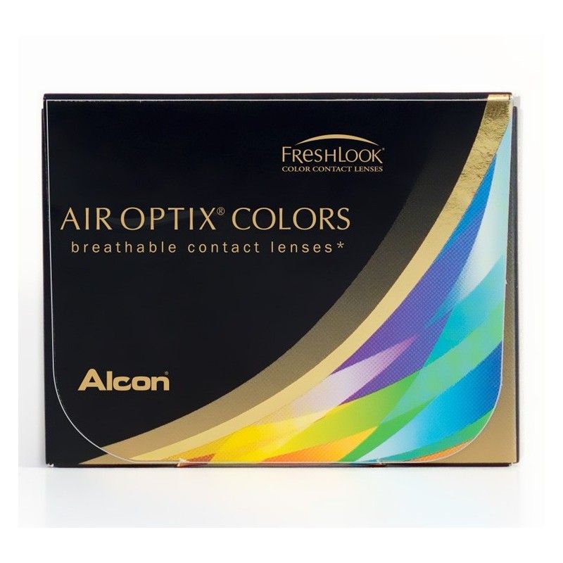 Alcon Air Optix Colors цветные контактные линзы, D(0.00), Blue, 2 шт.