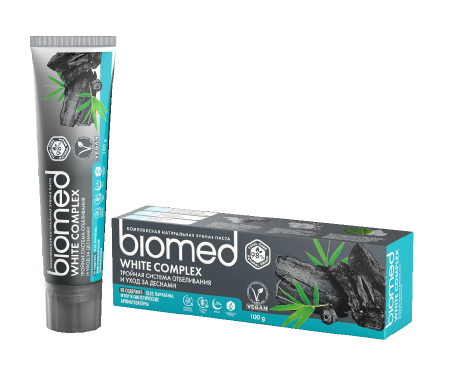 фото упаковки Biomed White Complex паста зубная
