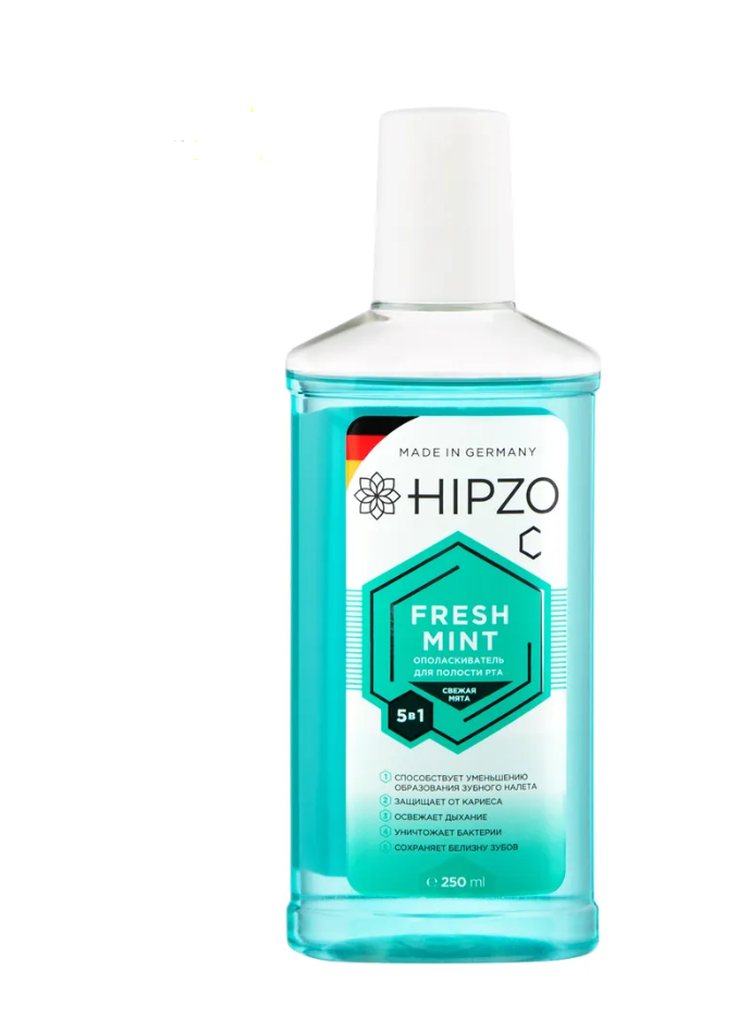 фото упаковки Hipzo Fresh Mint Ополаскиватель для полости рта