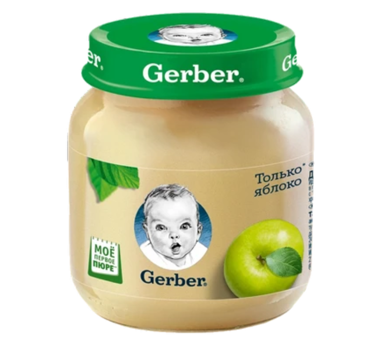 фото упаковки Gerber Пюре яблоко