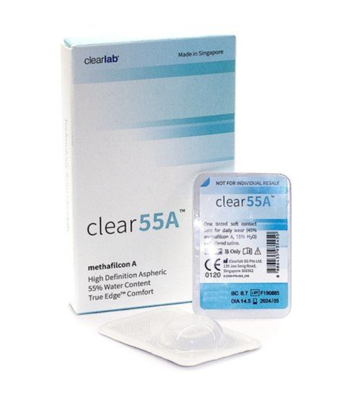 ClearLab Clear 55A Линзы контактные, -1.00, 8.7, 6 шт.