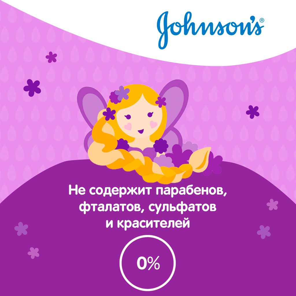 Johnson's Детский шампунь Сильные локоны, шампунь, 300 мл, 1 шт.