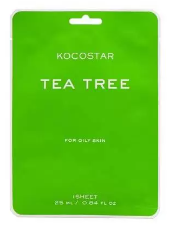 фото упаковки Kocostar Tea Tree Маска для проблемной кожи против высыпаний