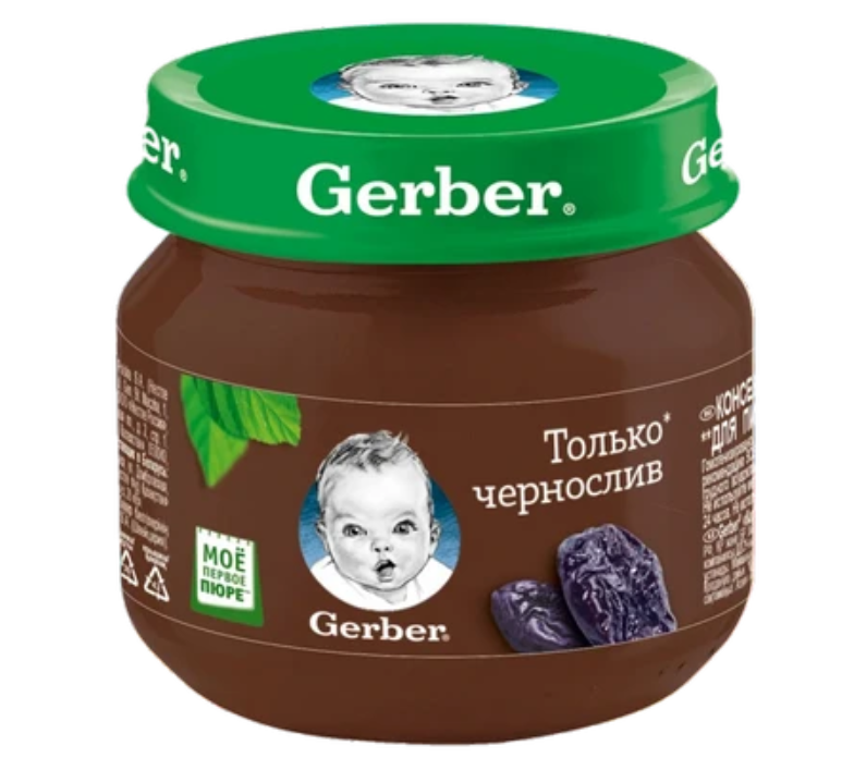 фото упаковки Gerber Пюре чернослив