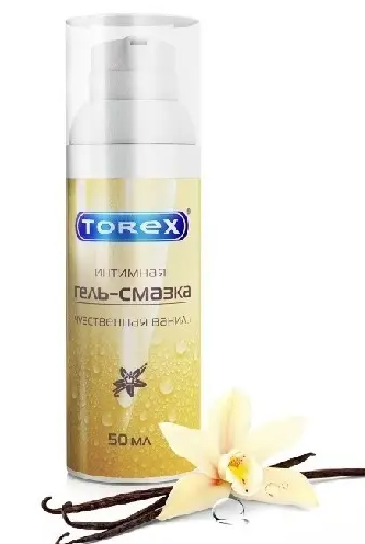 фото упаковки Torex гель-смазка интимная чувственная ваниль