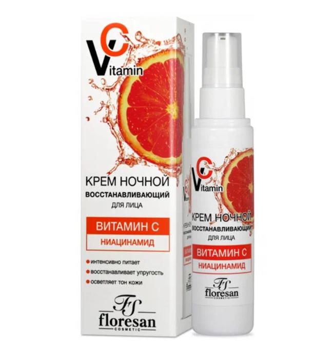 фото упаковки Floresan Vitamin C Крем для лица Ночной