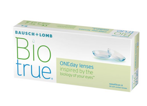 Bausch&Lomb Biotrue ONEday Контактные линзы однодневные, BC=8.6 d=14.2, D(-5.25), 30 шт.