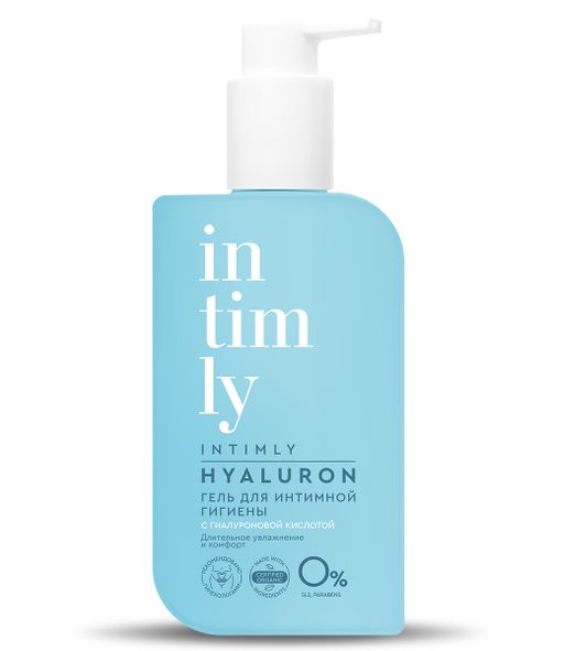 Intimly Hyaluron Гель для интимной гигиены c гиалуроновой кислотой Длительное увлажнение и комфорт, гель, 220 мл, 1 шт.