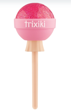 Trixiki блеск для губ для девочек, 3+ лет, розовый, клубника, 9 г, 1 шт.
