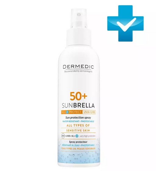 Dermedic Sunbrella Молочко-спрей солнцезащитный, SPF50, 150 мл, 1 шт.