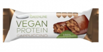 Батончик Vegan Protein с шоколадом в глазури, батончик, со вкусом капучино, 40 г, 1 шт.
