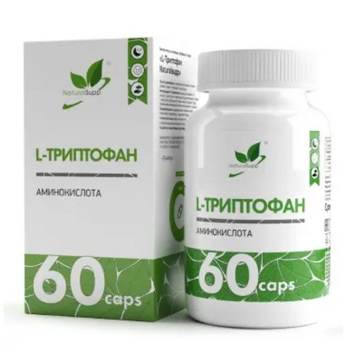 Naturalsupp l-триптофан, капсулы, 60 шт.