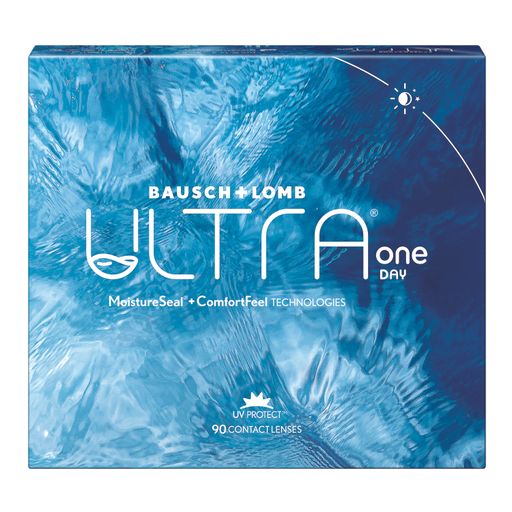 Ultra One Day Мягкие контактные линзы, -3.25, 8.6, 90 шт.