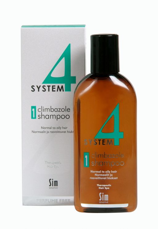 System 4 Терапевтический шампунь №1 для нормальной и жирной кожи головы, шампунь, 100 мл, 1 шт.