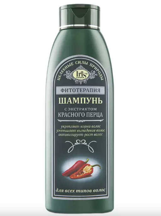 Iris Фитотерапия Шампунь с экстрактом Красного перца, шампунь, для всех типов волос, 500 мл, 1 шт.