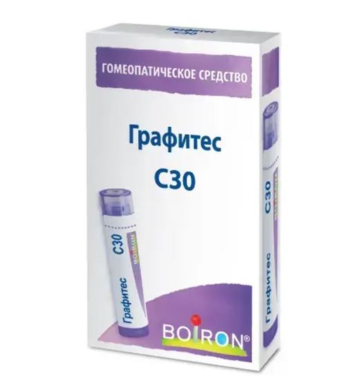 Графитес С30, гранулы гомеопатические, 4 г, 1 шт.