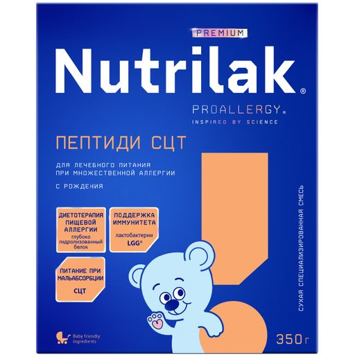 Nutrilak Premium Пептиди СЦТ, смесь молочная сухая, 350 г, 1 шт.