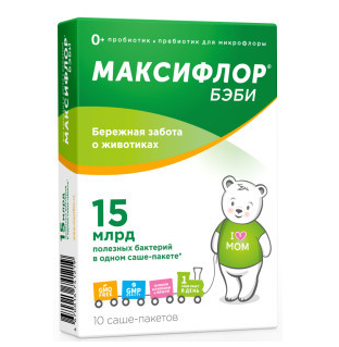 Максифлор бэби, порошок для приема внутрь, 2 г, 10 шт.