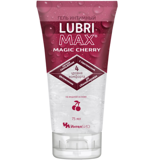 Lubrimax Magic Cherry гель-смазка интимный, вишня, 75 мл, 1 шт.
