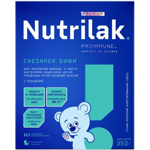 Nutrilak Premium Caesarea БИФИ Смесь молочная сухая, для детей с рождения, смесь молочная сухая, 350 г, 1 шт.